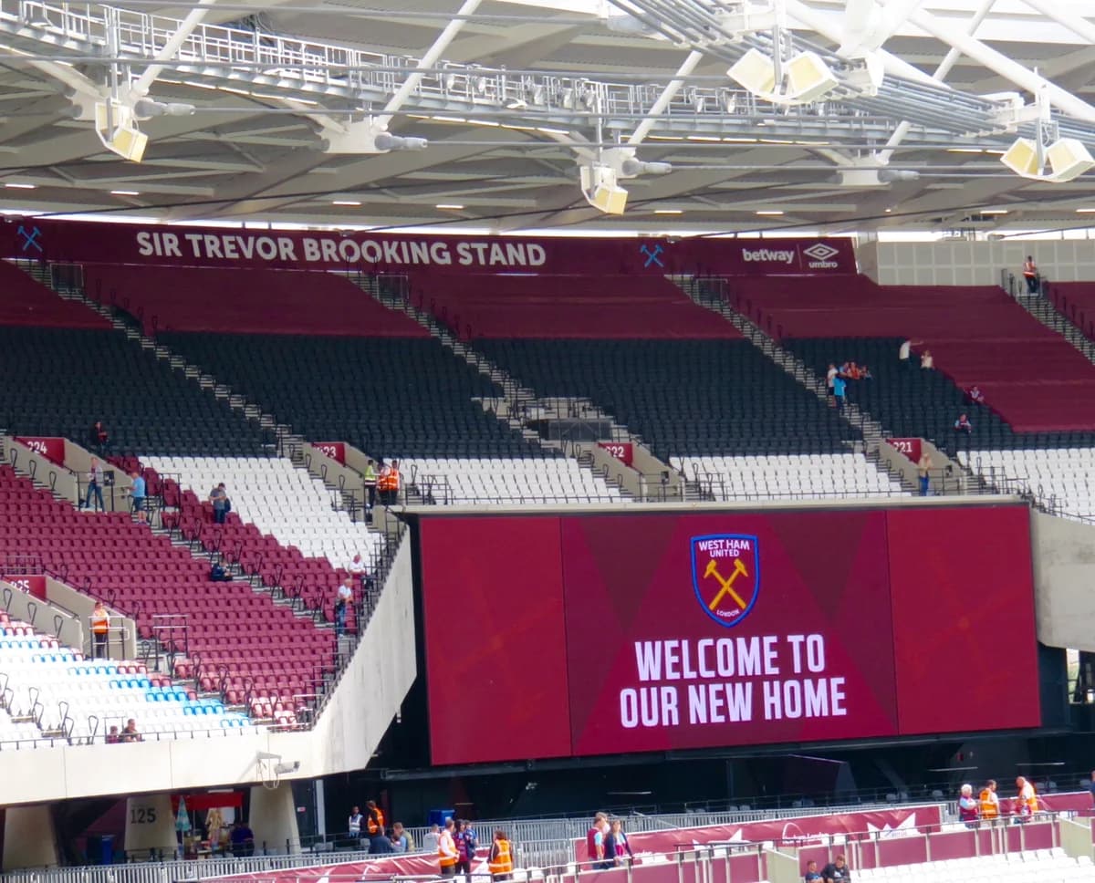 Trevor Brooking Olympic Stadium stand